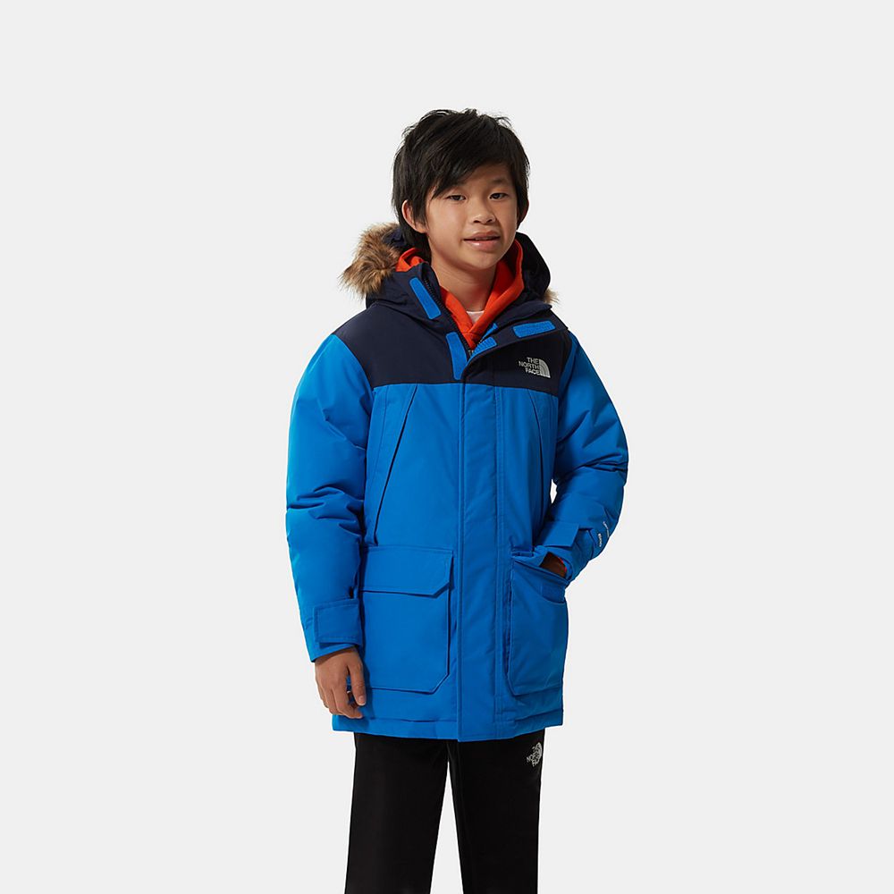 The North Face Parka Boys Australia - The North Face Mcmurdo Blue Mcmurdo (PVD-658924)